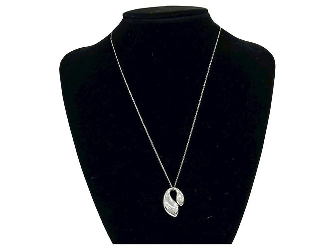 Tiffany & Co Collana Tiffany Vintage Double Teardrop Argento - vista 2