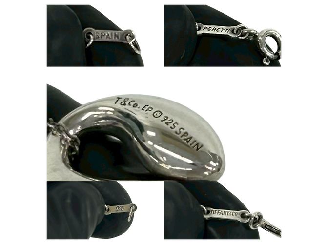 Tiffany & Co Collana Tiffany Vintage Double Teardrop Argento - vista 3
