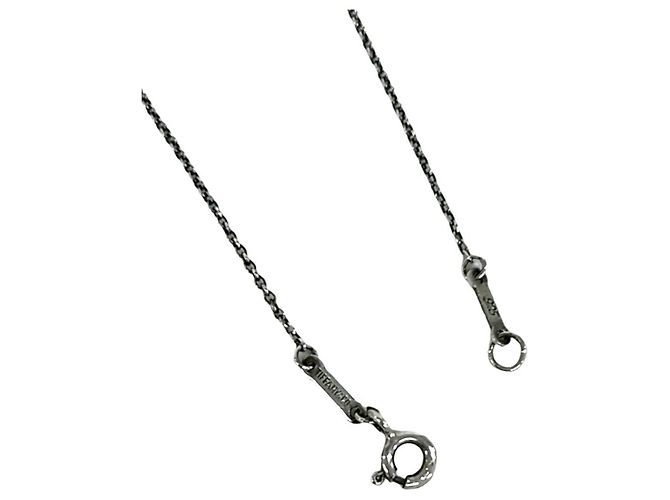 Tiffany & Co Collana Tiffany Vintage Double Teardrop Argento - vista 4