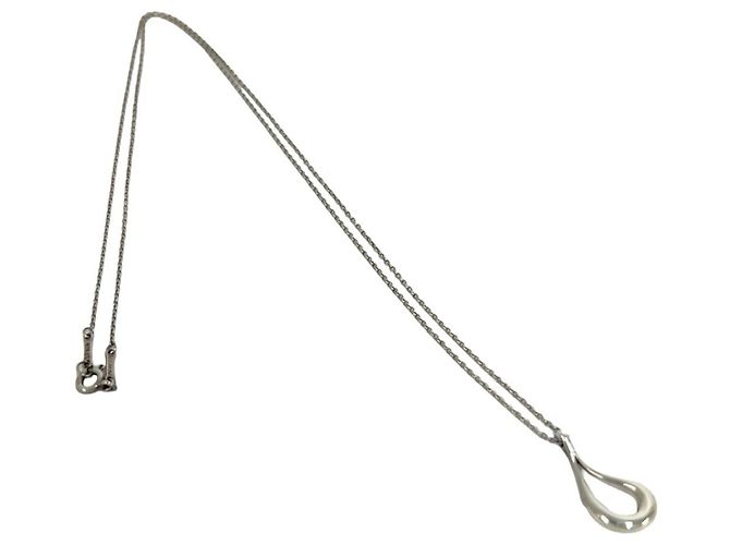 Tiffany & Co Collana Tiffany Open Teardrop Argento - vista 5