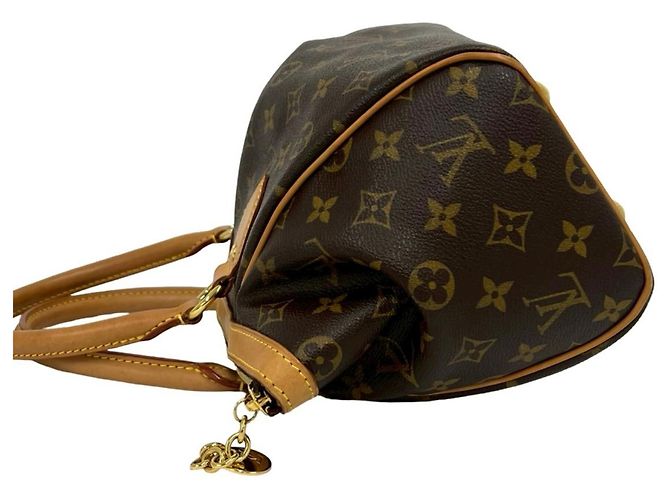 Borsa Boston Louis Vuitton Tivoli PM Monogram Mini Marrone - vista 5