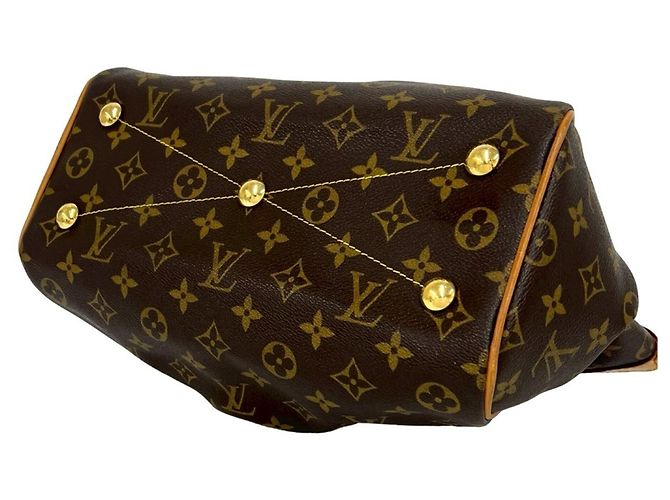Borsa Boston Louis Vuitton Tivoli PM Monogram Mini Marrone - vista 8