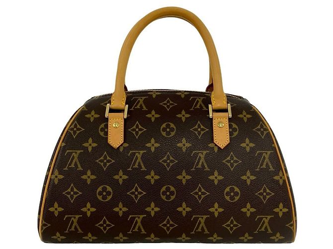 Borsa Louis Vuitton Rivera MM Monogram Leather Marrone - vista 3