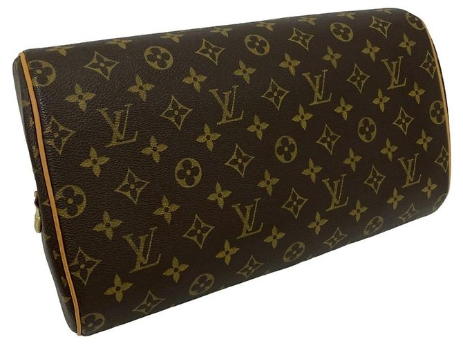 Borsa Louis Vuitton Rivera MM Monogram Leather Marrone - vista 7