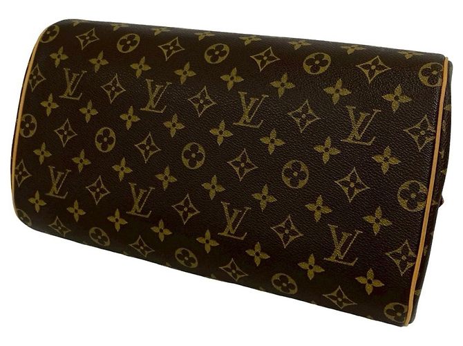 Borsa Louis Vuitton Rivera MM Monogram Leather Marrone - vista 8