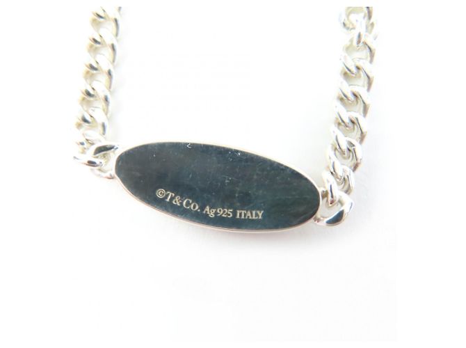 Bracciale Tiffany & Co. Return to Oval I.D. Charm Argento - vista 3
