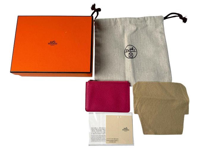 Hermès Monedero/Tarjetero Roulis Slim Hermes Rosa - vista 12
