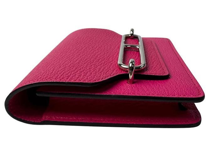 Hermès Monedero/Tarjetero Roulis Slim Hermes Rosa - vista 4
