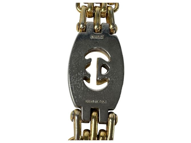 Cinturón Gucci con cadena Interlocking G Dorado - vista 6
