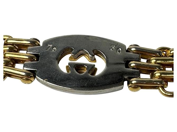 Cinturón Gucci con cadena Interlocking G Dorado - vista 7