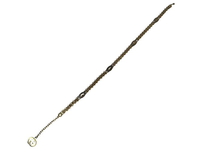 Cinturón Gucci con cadena Interlocking G Dorado - vista 8