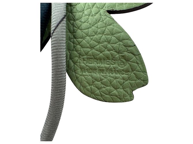 Hermès Hermes HERMES Charm Petit H Cherry Blossom Rosa Verde - vista 6