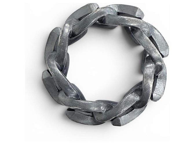 Anillo Forge Link Tiffany & Co. Plata - vista 3