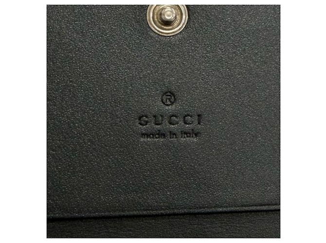 Gucci Black Leather Card Case - view 7