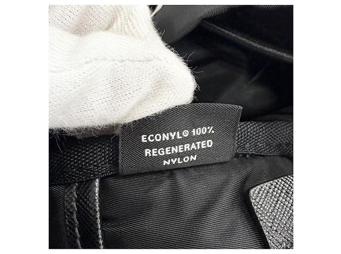 Zaino Prada Re-Nylon in pelle Nero - vista 12