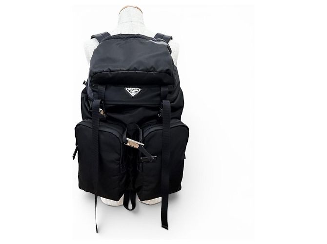 Zaino Prada Re-Nylon in pelle Nero - vista 3