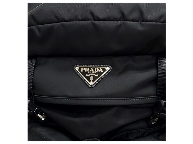 Zaino Prada Re-Nylon in pelle Nero - vista 8