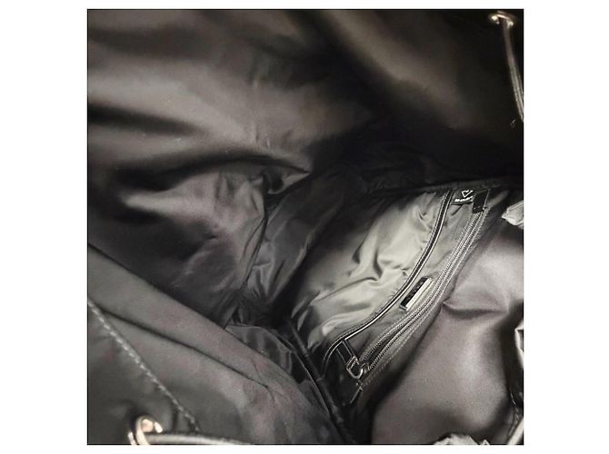 Zaino Prada Re-Nylon in pelle Nero - vista 9