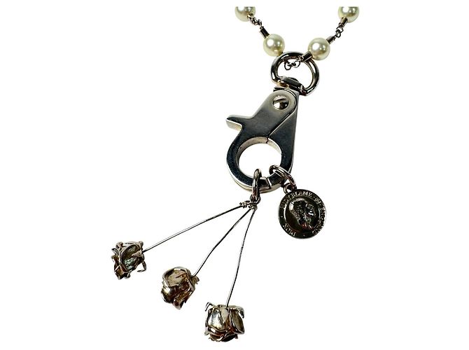 Christian Dior Collana con moschettone Dior Homme x Judy Blame 20AW Argento Bianco - vista 2