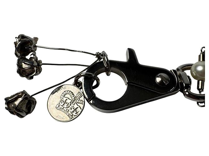 Christian Dior Collana con moschettone Dior Homme x Judy Blame 20AW Argento Bianco - vista 5
