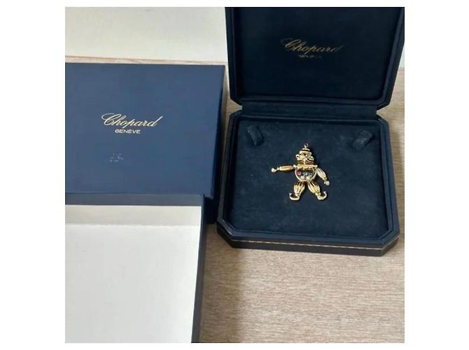 Chopard Happy Diamonds Clown Anhänger Weiß Rot Blau Golden Grün - Ansicht 4