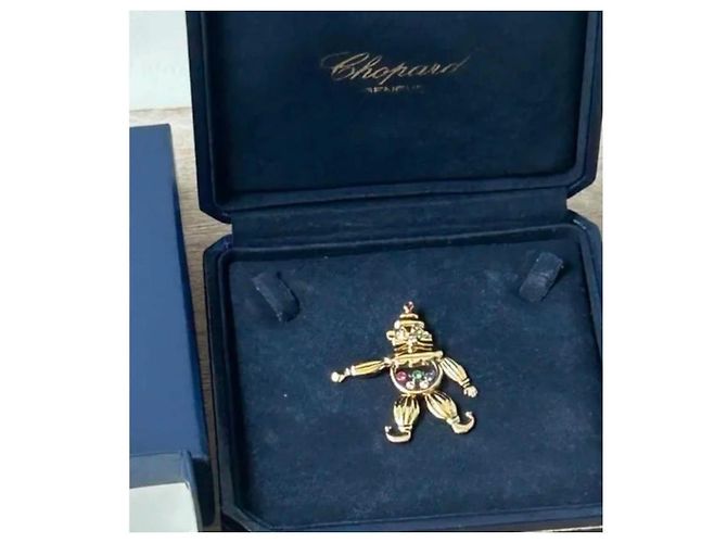 Chopard Happy Diamonds Clown Anhänger Weiß Rot Blau Golden Grün - Ansicht 5