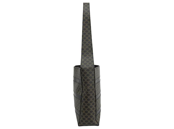 Céline Borsa a una spalla Celine Macadam Pattern Marrone - vista 3