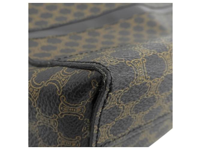 Céline Borsa a una spalla Celine Macadam Pattern Marrone - vista 7