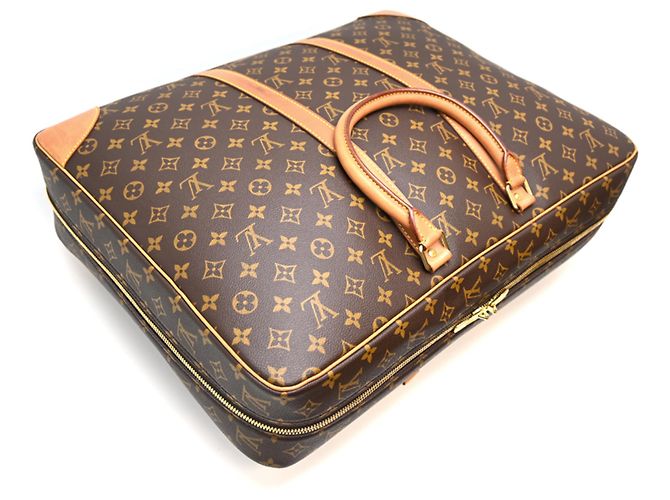 Borsa Boston Louis Vuitton Sirius 24h Marrone - vista 4
