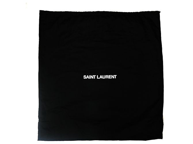 Borsa Tote Wide Buffer Saint Laurent nera Nero - vista 10