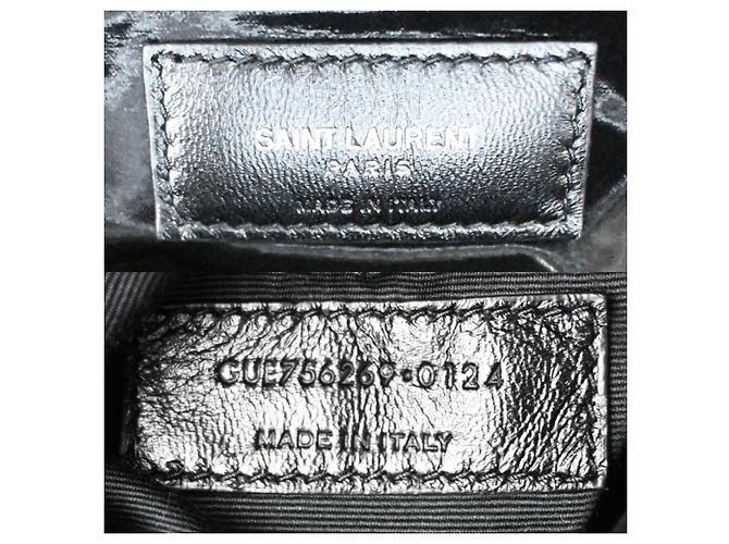 Borsa Tote Wide Buffer Saint Laurent nera Nero - vista 8