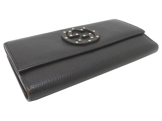 Cartera larga Interlocking Gucci Negro - vista 3