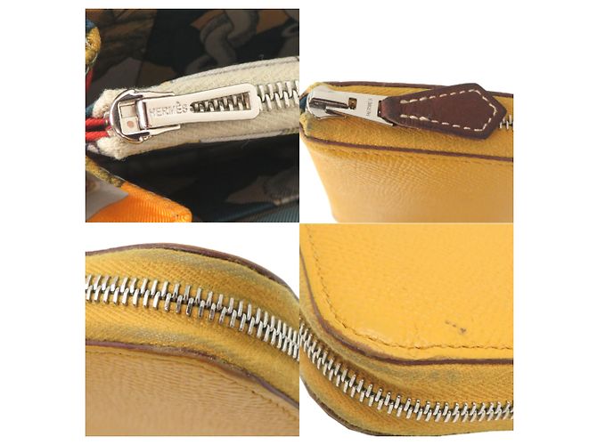 Hermès Hermes Azap Long Wallet in Jaune Ambre - Ansicht 10