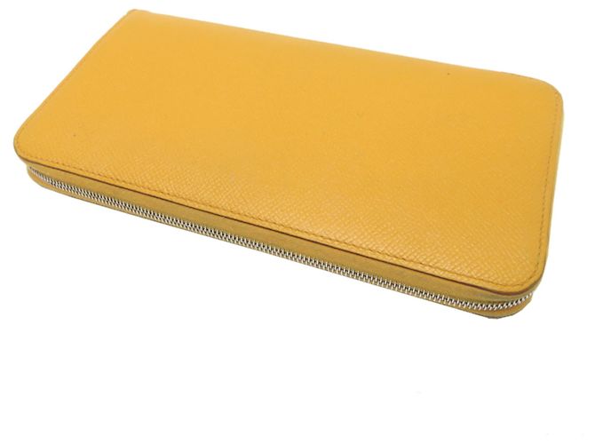 Hermès Hermes Azap Long Wallet in Jaune Ambre - Ansicht 4