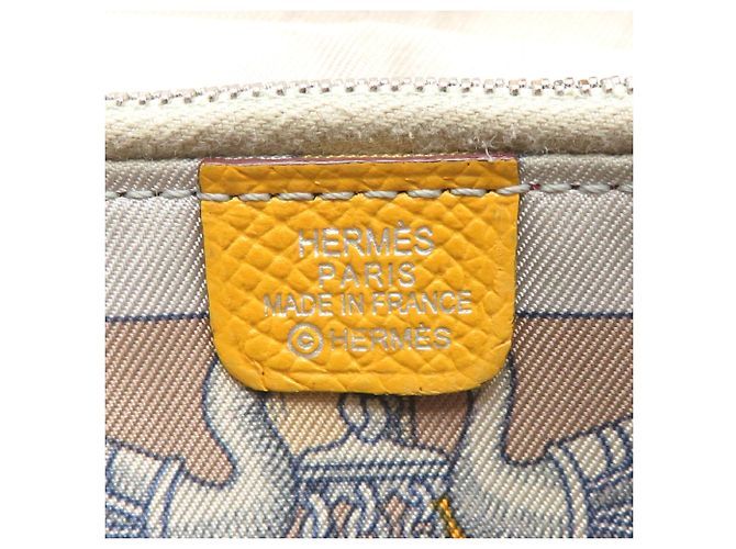 Hermès Hermes Azap Long Wallet in Jaune Ambre - Ansicht 7
