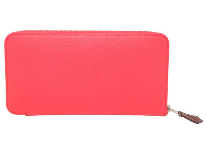 Cartera larga Azap Hermès en Epsom Rose Texas - vista 2