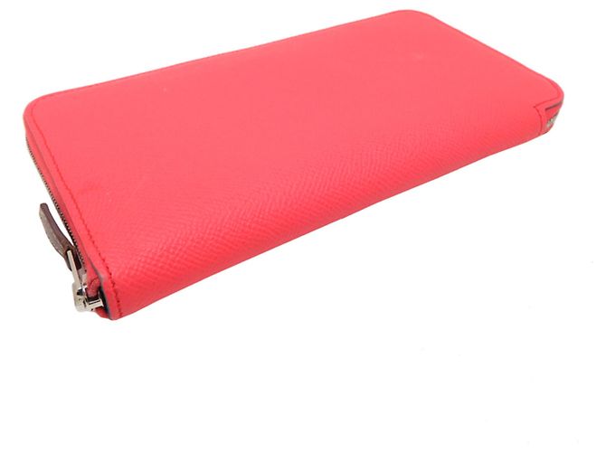 Cartera larga Azap Hermès en Epsom Rose Texas - vista 3