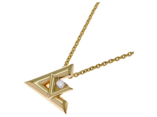 Collana con pendente Louis Vuitton LV Vault One PM D'oro - vista 2