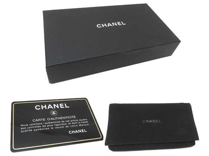 Cartera Bi-fold Matelassé Chanel Negro - vista 8