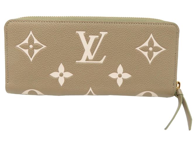 Cartera larga Clemence para mujer Louis Vuitton Crudo Caqui - vista 2