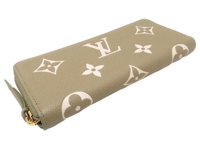 Cartera larga Clemence para mujer Louis Vuitton Crudo Caqui - vista 3
