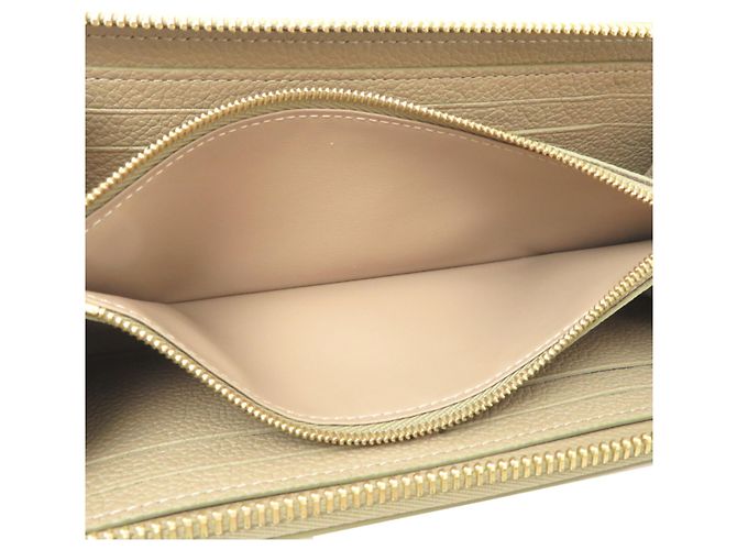 Cartera larga Clemence para mujer Louis Vuitton Crudo Caqui - vista 6