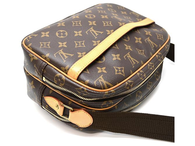 Borsa a tracolla Louis Vuitton Reporter PM Marrone - vista 4