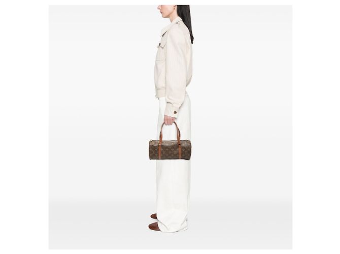 Louis Vuitton Marrone Monogram Papillon 30 - vista 7