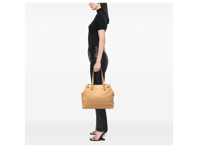Tote Prada Marrone Vitello Daino Cammello - vista 6