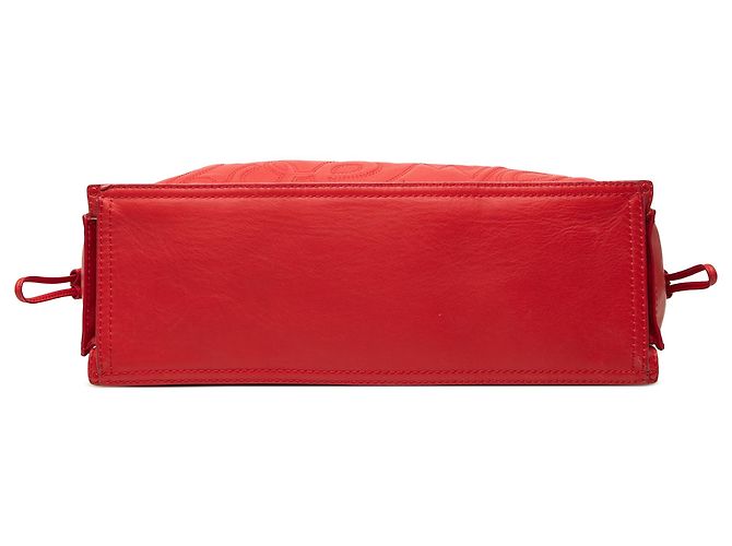 Tote LOEWE in pelle rossa con borchie Rosso - vista 3