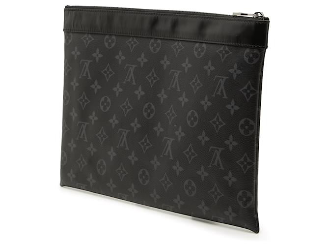 Louis Vuitton Pochette Discovery GM Monogram Eclipse nero - vista 2
