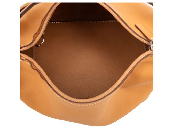 Borsa a mano LOEWE in pelle di vitello marrone Caramello - vista 4