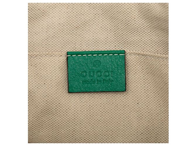 Gucci Beige Small GG Marmont Raffia Crossbody - vista 5