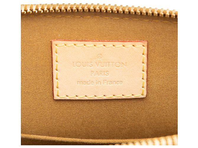 Louis Vuitton Alma BB en monograma vernis verde Verde oliva - vista 5